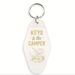 Bundle of TWO Camper Plastic Keychain, Cute Retro Style Photo 2
