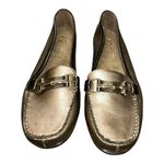 A2 By Aerosoles Women's Metallic Bronze Loafers size 9 Gold Photo 0