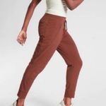 Athleta Trekkie North Joggers In Rust Red Photo 2