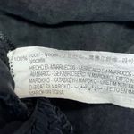 ZARA Women's Black Drawstring High Waisted Wide Leg Casual Mini Shorts Size L Photo 4