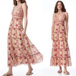 Alice + Olivia  Karolina Silk Tiered Floral Maxi Dress Vintage Market size 8 Photo 3