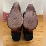 Roper Aztec Embroidered Neon Southwestern Women's Western Boots Leather Size 10 Brown Photo 4