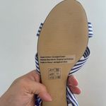 CAbi Blue & White Lace Up Floral Sandals size 10 Photo 5