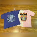 Urban Outfitters Def Leppard split Dye oversized tee Photo 10