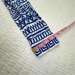 Elliott Lauren Button Down LongSleeve 100% Cotton Blue and White Print Shirt Size 8 Photo 6