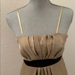Max and Cleo  gold bubble hem cocktail party dress size 2 XS RARE HTF GORGEOUS !! Photo 3