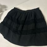 Xhilaration  Black Textured Mini Skirt Photo 1