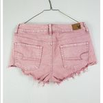 American Eagle ✨AE Pink Low Rise Stretch Denim Booty Shorts✨ Photo 3