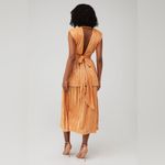 Sabina Musayev
Women's Orange Ophelia Pleated Maxi Dress Large Photo 1