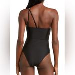 Ramy Brook India One-Shoulder One-piece Swimsuit, Black, Medium, $238 Photo 1