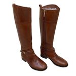 Tory Burch Brita Riding Boots. Size 5. Brown Photo 2