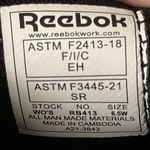 Reebok Work Women’s 6.5W Black White Steel Toe Slip Resistant Safety Shoes Photo 10