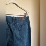 Brunello Cucinelli  The stitchless jean ankle crop sz 10 denim straight leg jeans Photo 4