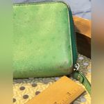 Kate Spade Kelly Green Ostrich Leather wallet Photo 3
