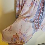 Skylar & Jade Size Small S Pink Boho Indie Flowy Oversized Top Blouse Tunic Top Photo 5