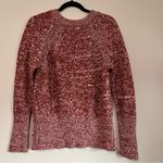 Universal Threads Universal Thread Marled Knit Sweater | Rust White Mix | Size Large Photo 2