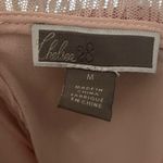 Chelsea28 Women's M‎ Blush Pleated Swiss Dot Mock Neck Sleeveless Blouse Photo 4