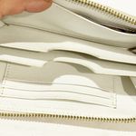 Michael Kors  Monogram Mirror White Patent Full Zip Wallet Photo 2