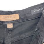 Judy Blue  Morgantown Washed Black Straight Leg Jean Size 25 Tummy Control Photo 6