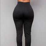 Chic Me NWOT leather like leggings Photo 2