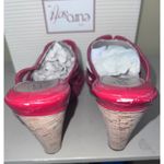 Euro Soft Women's Red Strappy Wedge Sandals Size 10M‎ Casual Summer Photo 6