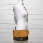 Antik Kraft  Honey Brown Metal‎ Studed Crossbody Wristlet Bag Photo 8
