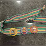 Vintage Traditional Striped Belt Strap Textile Mayan Guatemala Worry Dolls Photo 1