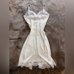 MUNSINGWEAR True Vintage Ivory Sheer Lace Slip Dress Women’s Sz 32S (small) EUC White Photo 3