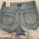 ZARA Distressed Denim Shorts Photo 2