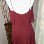 Mori Lee Elegant Burgundy Evening Gown Photo 7
