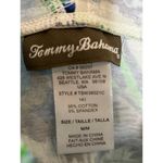 Tommy Bahama Medium Blue V Neck and Back Tropical Ocean Maxi Dress Photo 3