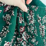 ASTR The Label Green Floral Keyhole Long Sleeve Midi Dress S Photo 9