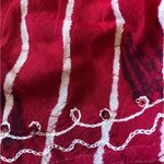 Beautiful Blood Orange Blouse Free Size Beach Blouse Cover Up Photo 8