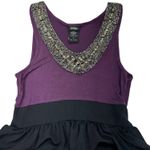 Vanity Sleeveless Beaded Ruffled Mini Dress (S) Photo 2