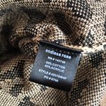 Endless Rose  Animal Print Short Sleeve Sweater Photo 4