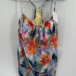 Fit 4 Ur Tummy Whimsical Racerback Blouson Top swimwear sz 12 NWT Photo 0