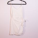 Abercrombie & Fitch NEW  Cotton Mini Tank Strap Wrap Lightweight White Dress S Photo 0