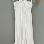 Aerie white linen blend maxi dress Size M Photo 0