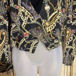 Bonne Foi Vintage 1980s Cropped Black Gold Cotton Corduroy Blazer Jrs 13/14 NWT Size undefined Photo 6