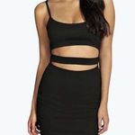 Boohoo Tanya strappy cut out midi dress black Photo 0