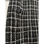GILLI Plaid Tweed Shift Dress Classic Quiet Luxury Black and White Size Small Photo 2