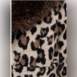 Le lis  Cheetah animal print Faux Fur cropped button jacket size Medium NWT Photo 12