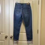 American Eagle Women Medium Wash Distressed High Rise Legging Denim Jeans Sz 6 # Photo 4