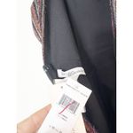 BCBGeneration NWT  Mock Neck Bow Back Midi Dress Size 10 Metallic Striped Cut Out Photo 5