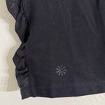 Athleta  Bakasana Tank Top Black Ruched Mesh Size Small Photo 5