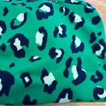 All In Motion  Women's Green Leopard Print Asymmetrical Sports Bra - Medium - NWT Photo 4