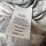 Talbots Light Blue Rose Midi Skirt A-Shape Floral Cotton Blend Zip Unlined Sz 8 Photo 3