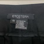Etcetera  Black Straight Leg Dress Pants Trousers ~ Stretch ~ Women’s Size 10 Photo 4