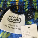 Anthropologie Incerti bright blue green and yellow strappy bandeau dress. XL Photo 11