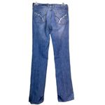 American Eagle Straight Leg Boho Jeans Size 0 Blue Photo 5